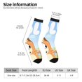 thumbnail image 2 of Silaia Bluey Print Adult Socks, Athletic Socks, Mens and Womens Crew Cushion Socks,Work Athletic Running Socks,Casual Breathable Socks, 2 of 6