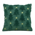 thumbnail image 3 of Fundas Almohada Navidad 45x45 Cm Funda Felpa (A) Verde, 3 of 4