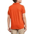 thumbnail image 2 of Boys' School Uniforms Short Sleeve Pique Polo Shirt, 2 of 2