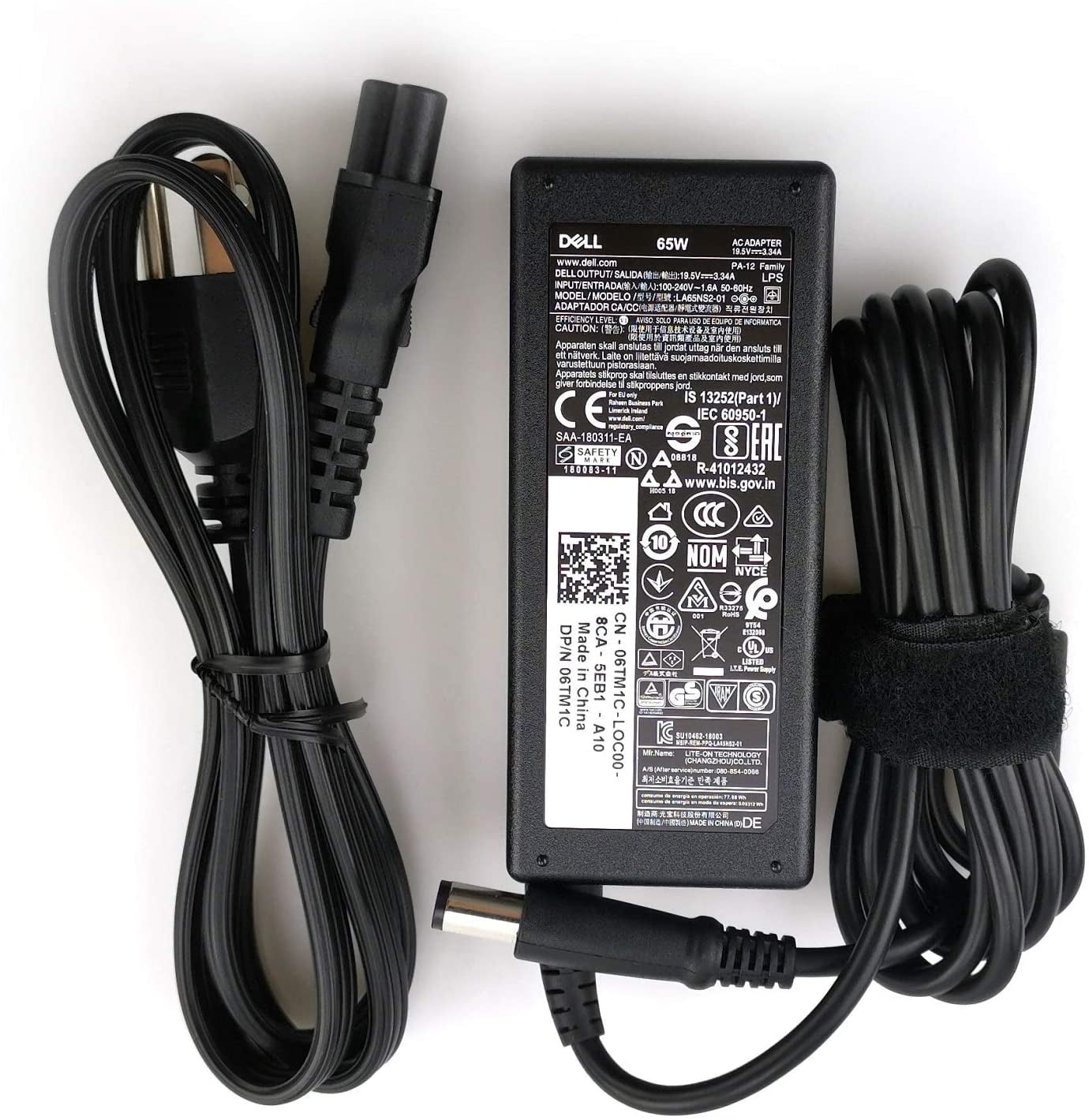 Dell Laptop AC Adapter Charger 65 Watt   LA65NS2-01 Compatible  with 09RN2C 6TM1C HA65NS5-00 A065R039L  Tip By UpBright 
