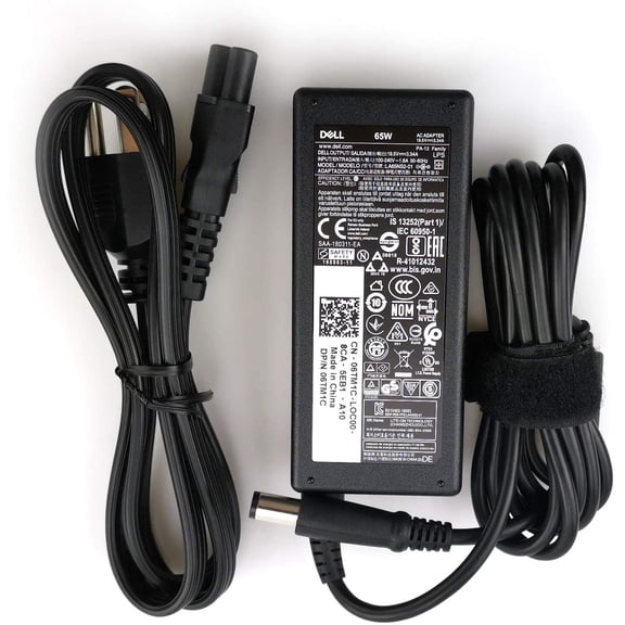 AC DC Adapter for Dell Studio XPS Inspiron Latitude Precision Vostro 65W 19.5V Black AC Adapter LA65NS2-01 928G4 PA-1650-02DD 0928G4 CN-0928G4