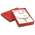 thumbnail image 7 of 6 Piece Pack Flower Bow Tie Necklace Gift Box with Rose-Bug Bow on top. 5 x 7 1/8 x 1 3/8 127 x 181 x 35mm, 7 of 7