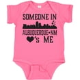 thumbnail image 3 of Inktastic Albuquerque New Mexico Someone Loves Me Skyline Boys or Girls Baby Bodysuit, 3 of 5