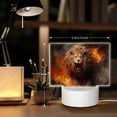thumbnail image 6 of Haiem Cool Fire Lion Pattern Acrylic Night Light Gift with 3 Color ModesTouch-Sensitive LED Lamp Perfect Gift for Mother's Day, Birthday, or Christmas, 6 of 9
