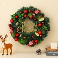 thumbnail image 5 of HaCpiu Christmas Swag Wreath, Winter Christmas Wreath for Front Door, Festive Xmas Holiday Decor for Stairs, Doors Walls, Awesome Christmas Decor, 5 of 10