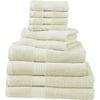 Divatex 10 Piece Deluxe Towel Sets, Crea