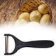 thumbnail image 3 of Wosthever Pelador Manual de verduras, rebanador de frutas, pepino, nabo, pera, pelado, rebanado, reutilizable, lavable, utensilios de cocina para el hogar, Cocina y Comedor Negro Wosthever JJ16021-06, 3 of 6