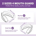 thumbnail image 4 of Upgraded Mouth Guard for Clenching Teeth At Night, Teeth Grinding Mouth Guard for Sleep, Includes Hygiene Case(4piece Set/2sizes), 4 of 8