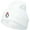 White, variant on Penguin with Red Hat Embroidered Long Beanie - Red OSFM