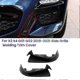 thumbnail image 2 of 1Pair Front Bumper Outer Bracket for X3 X4 G01 G02 2018-2021 51118070393/51118070394 Side Grille Molding Trim Cover--Black, 2 of 5