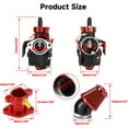 thumbnail image 5 of PE22 Carburetor 22mm Carb Jet Kit Fit for Predator 212cc 196cc Coleman Mini Bike CT200U-EX BT200X B200R KT196 Go Kart Baja Warrior GX160 GX200 Clone Engine with Intake Manifold Components, 5 of 9