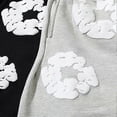 thumbnail image 5 of Summer Men Shorts Flower Print Drawstring Elastic Waist Loose Pockets Pleated Vacation Beach Sport Casual Homewear Short Pants, 5 of 5