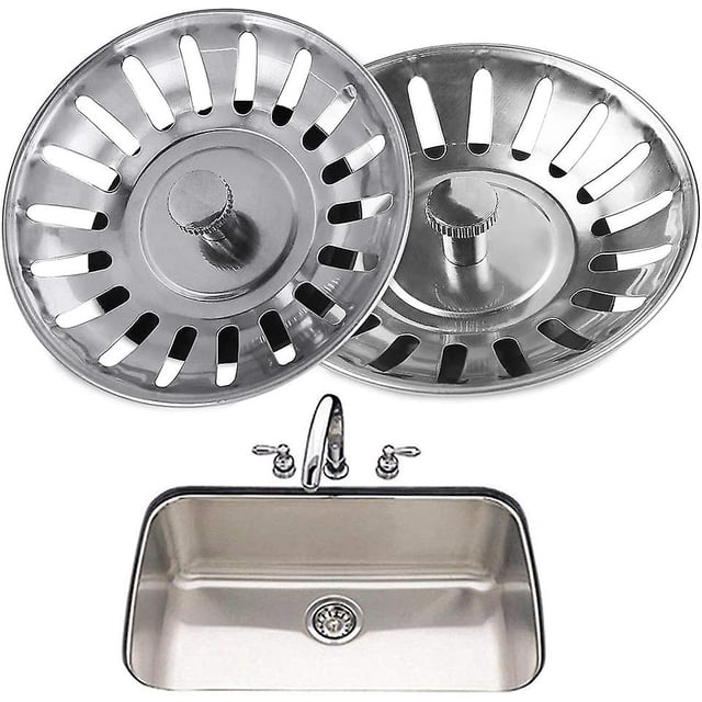 Colador de fregadero de cocina YONGSHENG 2 piezas Acero inoxidable 304