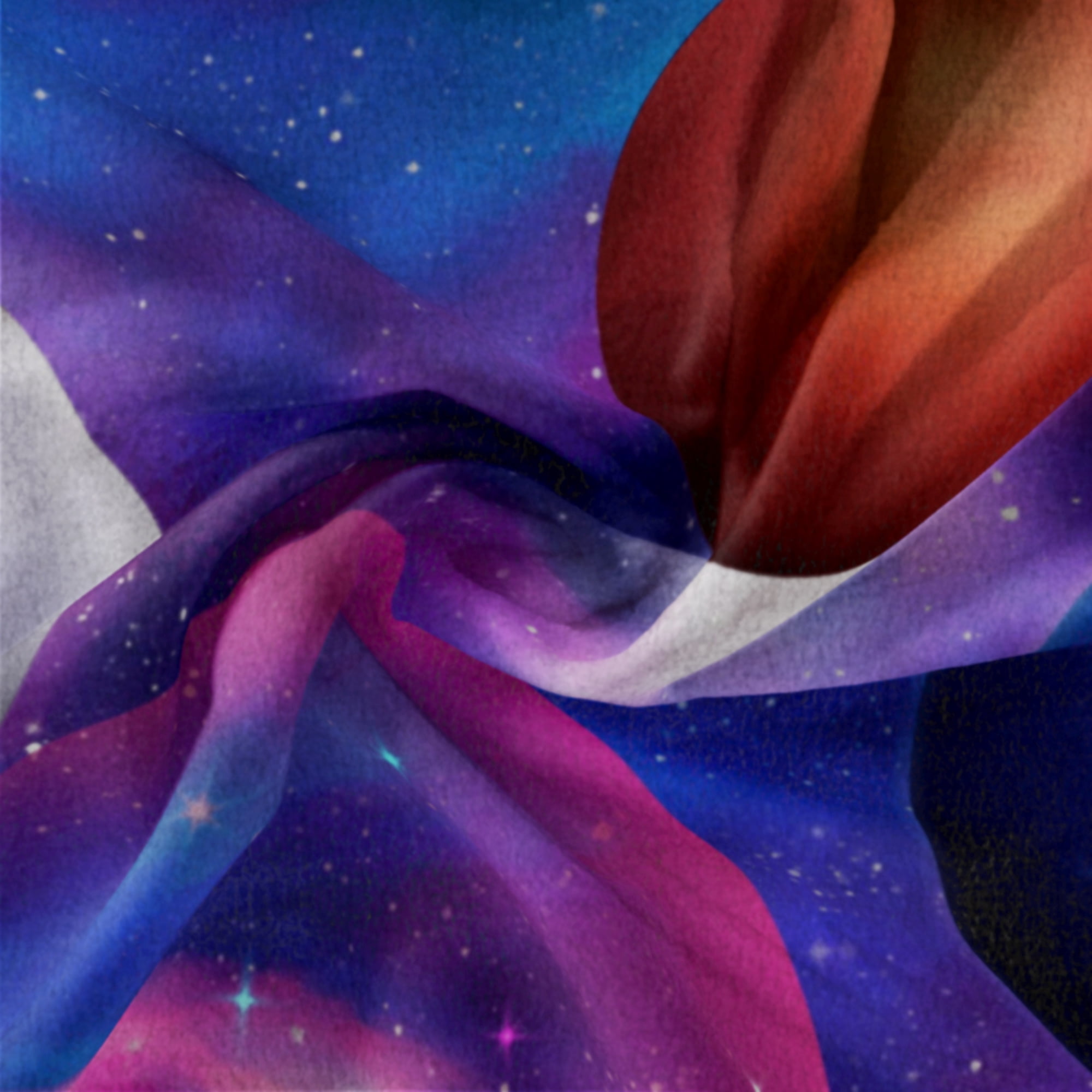 Mainstays 1.5 Yards 100% Polyester Brushed Fleece Our Universe, Multi-color, 60" Wide for Crafts