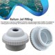 thumbnail image 4 of 2Pcs Swimming Pool Spa Return Jet Fitting Massage Nozzle Inlet Outlet Bath Tub Nozzle with Adjustab, 4 of 5