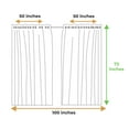 thumbnail image 5 of Ambesonne Grommet Curtain, , 50"x72", Pale Earth Yellow Mustard, 5 of 5