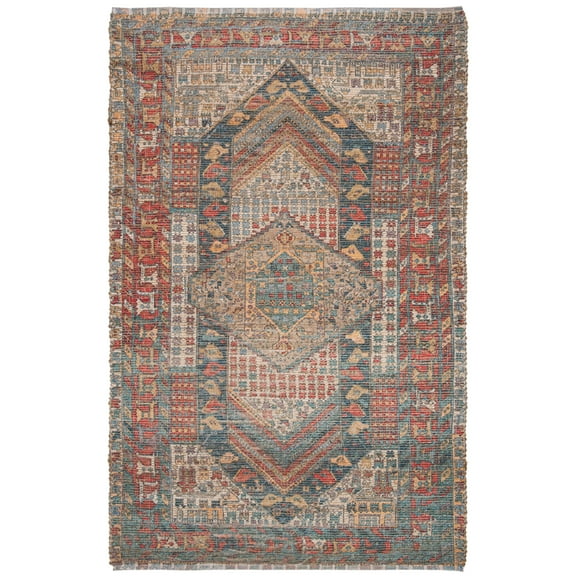 Safavieh  Handmade Saffron Kamita Modern Tribal Cotton Rug 3' x 5' 3' x 5' Indoor Living Room, Bedroom, Dining Room Rectangle