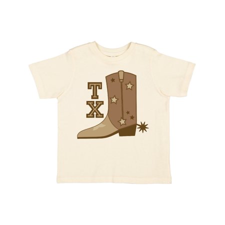 

Inktastic Texas Cowboy Boot Gift Toddler Boy or Toddler Girl T-Shirt