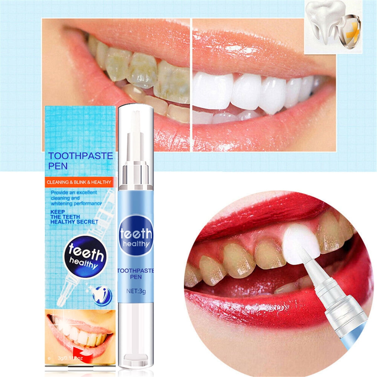 Teeth Whitening Pen Bright Oral Tooth Paste Pen Cleaning Stains Remove