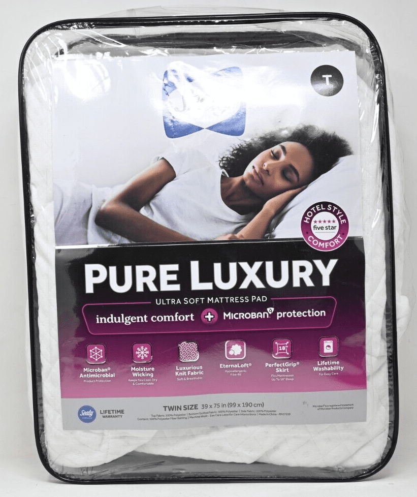 Sealy Sterling Collection Pure Luxury Mattress Pad - Walmart.com