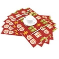 thumbnail image 2 of XMXT Woven Placemats Set of 1, Warm Christmas Gloves Stain Resistant Table Runner Anti-Skid Place Mats for Dining Table, 12 x 18 inches, 2 of 6