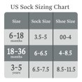 thumbnail image 5 of Fruit of the Loom Baby and Toddler Girl Low Cut Socks, 20-Pack, Size 6M-5T, 5 of 5
