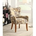 thumbnail image 2 of Upholstered Accent Chair with Tapered Legs Multi-color, 2 of 2