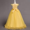 thumbnail image 3 of Vestido IBTOM CASTLE Flower Girls Amarillo 7-8 Años, 3 of 7