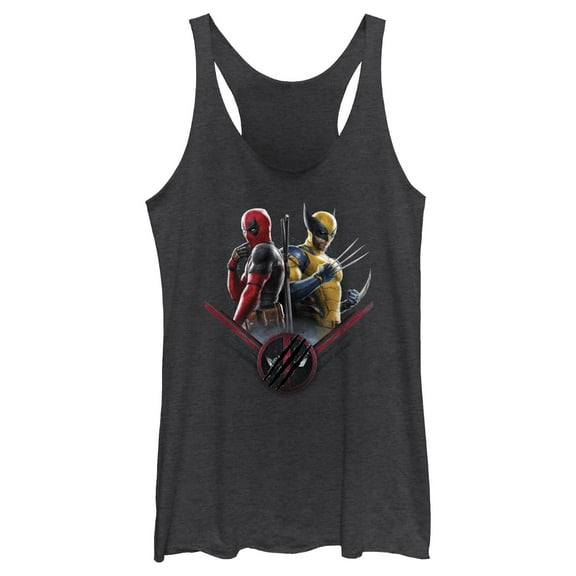 Women's Marvel: Deadpool & Wolverine Team Pose Racerback Tank Top