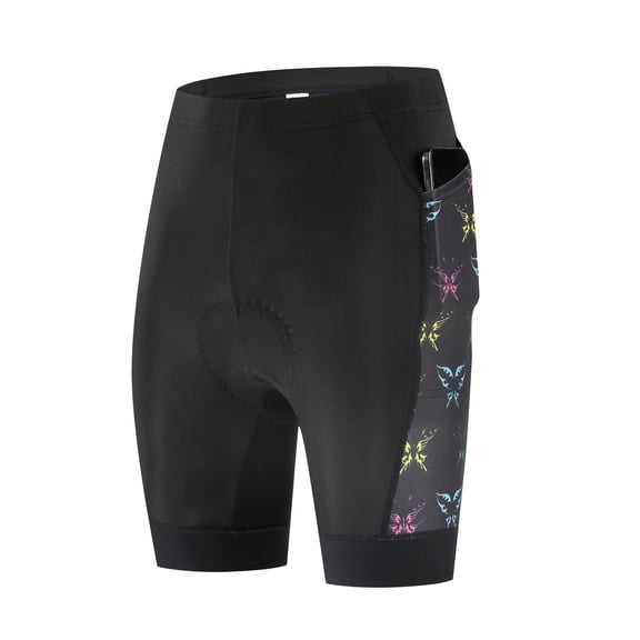 Womens Bike Shorts for Cycling with 3D Padded Women Cycling Shorts