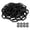 Black, variant on Uxcell 6.5ft 1" Dia. Blue Plastic Safety Chain Links with S Hooks for Crowd Control Queue Line