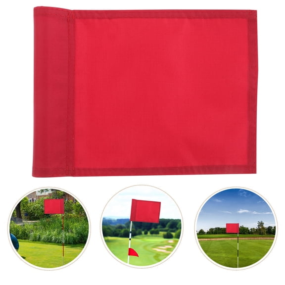 BESTYASH Portable Nylon Golf Flag for Accurate Putting Green Practice and Training