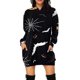 thumbnail image 1 of Sudadera con capucha Yuyangstore Vestido de sudadera colorido Negro Amarillo XL, 1 of 4