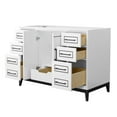 thumbnail image 4 of Wyndham Collection Wch515148s-Cxsxx-Mxx Marlena 48" Single Free Standing Vanity Cabinet, 4 of 7