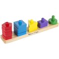 thumbnail image 2 of Tablero de Apilado y Clasificación Melissa & Doug Hecho de Madera Infantil Color y Forma, 2 of 2