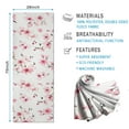 thumbnail image 2 of Pioneer Flower Floral Print Pattern Hot Yoga Mat Towel Non Slip for Hot Yoga - Quick-Drying Yoga Mat Cover with 4 Corner Pockets with Travel Bag - Hot Yoga Towel Non Slip 70"x26", 2 of 6