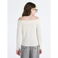 thumbnail image 3 of Weekend Academy Girls Off The Shoulder Top with Long Sleeves, Sizes 4-18, 3 of 4