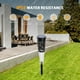 thumbnail image 4 of 4 lámparas de césped para exteriores con energía solar, diseño hueco, control de luz sensible, resi Abody Trajes de lámpara al aire libre, 4 of 7