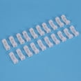 thumbnail image 2 of 60Pcs/Lot Wire Fixing Clamp Clip Desktop Wire Clear Up Clips Holder Clamps Cable Clip Device USB Cord Clips(White), 2 of 8