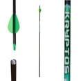 thumbnail image 5 of (3 pack) Allen Company Kryptos Carbon Arrow, 31"L with 2" Profile Vanes, Black, 5 of 13