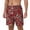 White, variant on Snake pattern Mens Swim Trunks with Compression Liner Stretch Beach Shorts Quick Dry with Zipper Pockets No-Chafing Board Shorts-Small