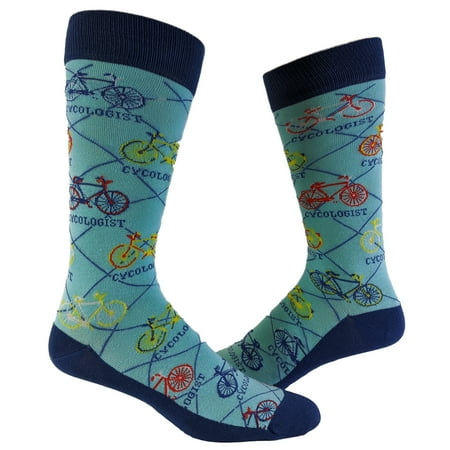 Men s Cycologist Socks Funny Psychology Biking Cyclist Graphic Sarcasm Footwear price history on PriceWatchPro