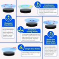 thumbnail image 3 of ComXim 15.8In Remote Motorized electric turntable Rotating platform Photography Turntable Motorized lazy susan Base giratoria para for Photography,3D Scanner,Heavy duty display(Load Range:220~500lbs), 3 of 8