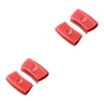 thumbnail image 1 of Advancent 2 piezas de funda de soporte para mango de olla, funda de aislamiento seguro para el hogar, Clip de silicona para doméstico, rojo Rojo sin agujero 2piezas, 1 of 6