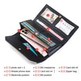 thumbnail image 3 of TAZAG 2026 new women's long wallet large capacity multi-card slot clutch bag genuine leather wallet mobile phone bag, 3 of 5