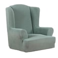 thumbnail image 2 of Funda lón Y Elástica Con Respaldo Abatible Parte Posterior Muebles Sofá Funda Antideslizante Verde cro perfecl Wip Couch Slipcover, 2 of 8