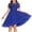 Blue, variant on Girls Tulle Dress Crew Neck Puff Sleeve Mesh Patchwork Midi Dresses Flowy Party Prom Ball Princess Gown (15-16 Years, Light Blue)