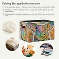 thumbnail image 6 of FREEAMG Piggy Storage Basket with Handles Collapsible Storage Bins Canvas Fabric Storage Organizer for Shelves Closet Bedroom Living Room 1Pack, 6 of 7