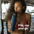 thumbnail image 4 of Hydro Flask Vacuum Insulated Stainless Steel Water Bottle Flask - Wide Closeable Straw Lid - 32 oz - Agave, 4 of 8