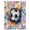 Blue, variant on Sports Football, Minimalist Painted Art Waterproof Fabric Shower Curtain, Waterproof Fabric Shower Curtain for Bathroom Curtains Bathtubs Hotel Washable Shower Curtains with 12 Hooks Standard 60x72